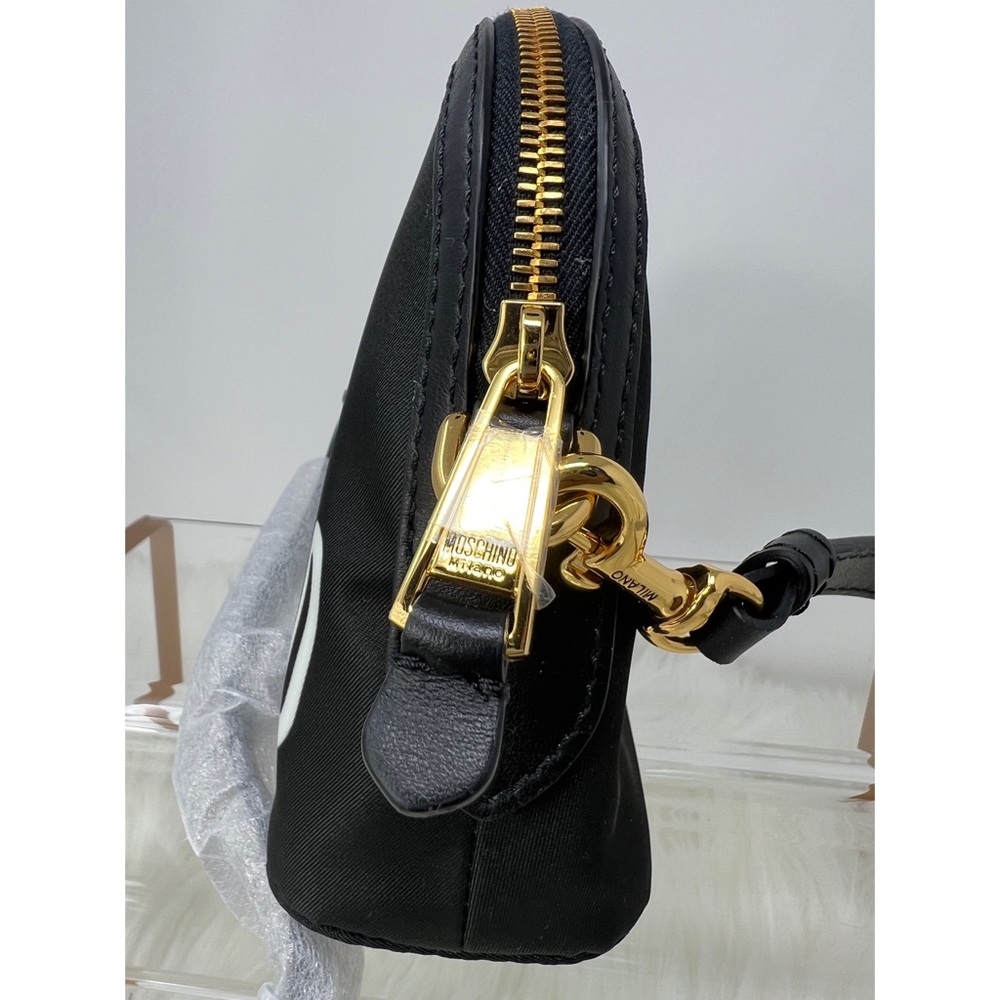 Moschino leather trimmed printed this is not a Moschino Toy shoulder bag black - Picture 5 of 14